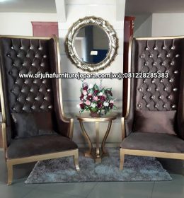 Sofa Santai Classic Gold Duco Mewah Kursi Teras Klasik Terbaru