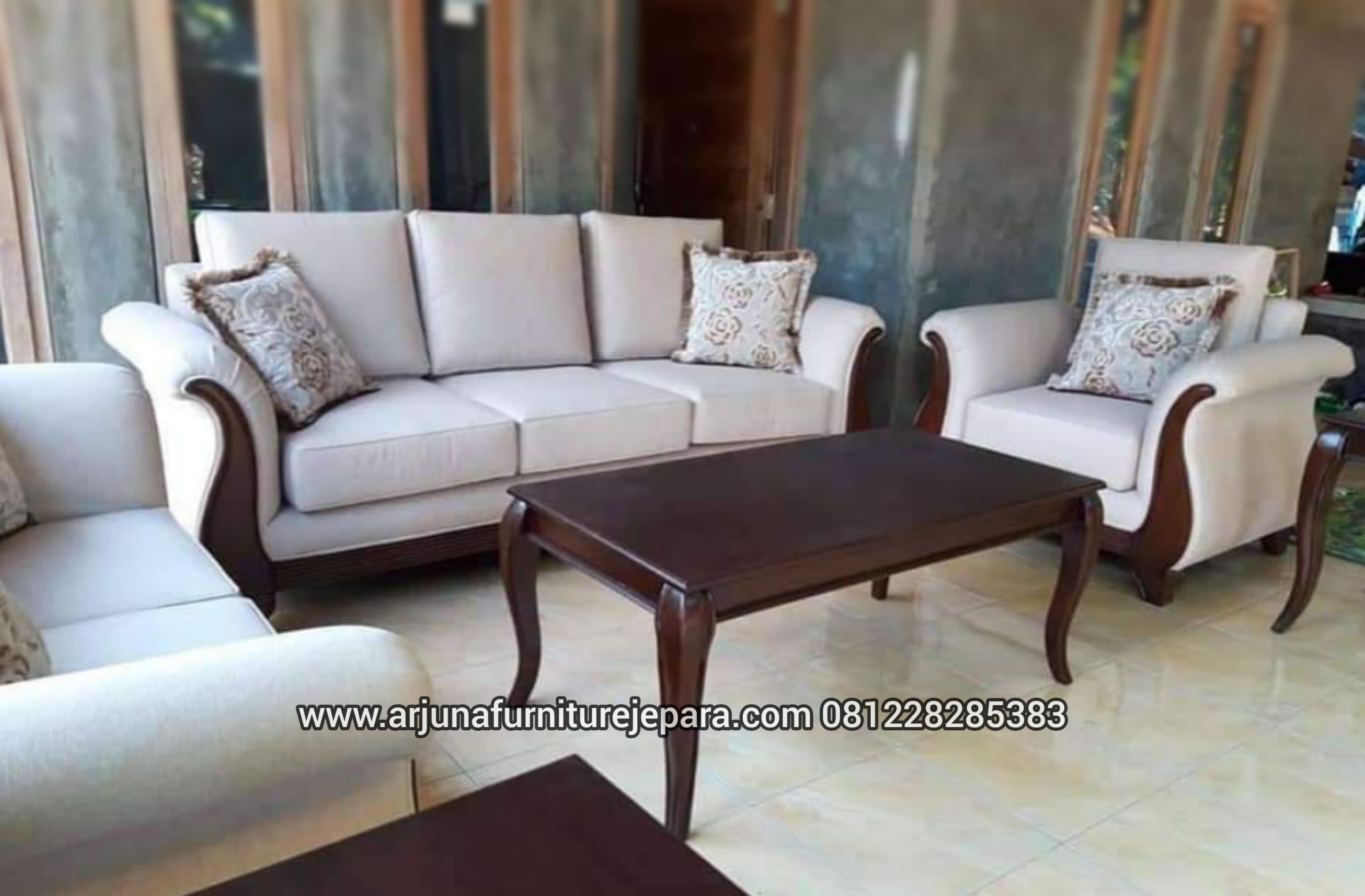 Sofa Tamu Jati Minimalis Klasik