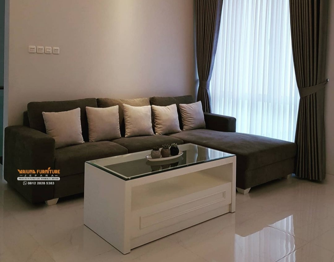 Kursi Sofa Tamu Sudut Minimalis
