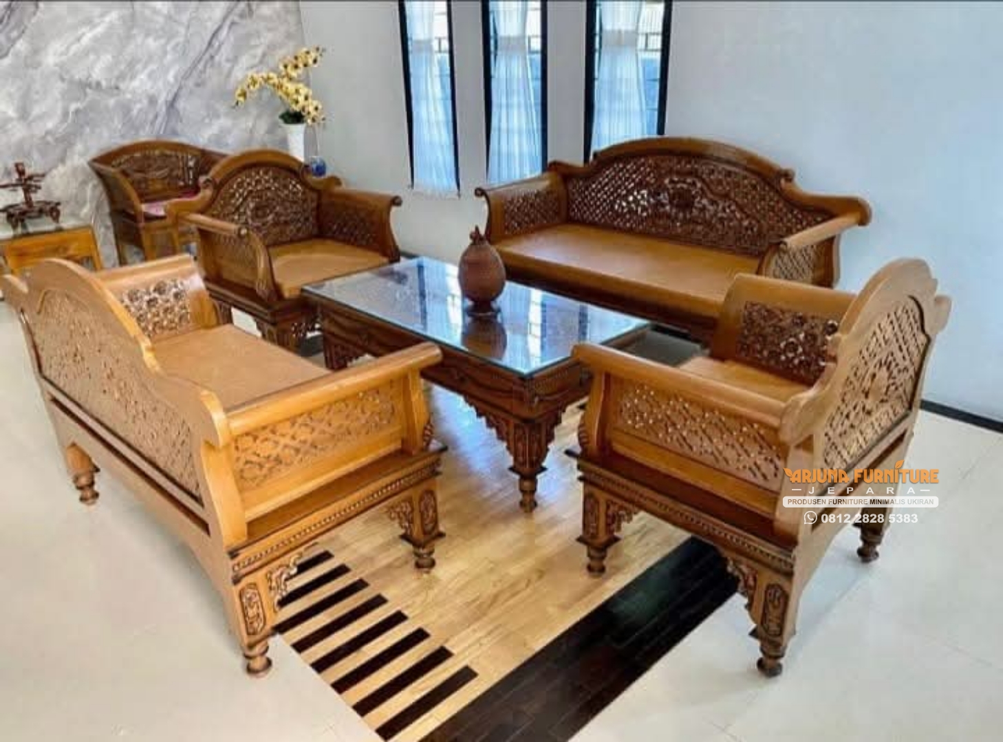 Kursi Tamu Kirana Ukir Jepara
