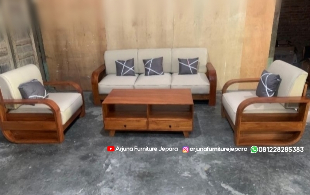 Kursi Tamu Jati Minimalis