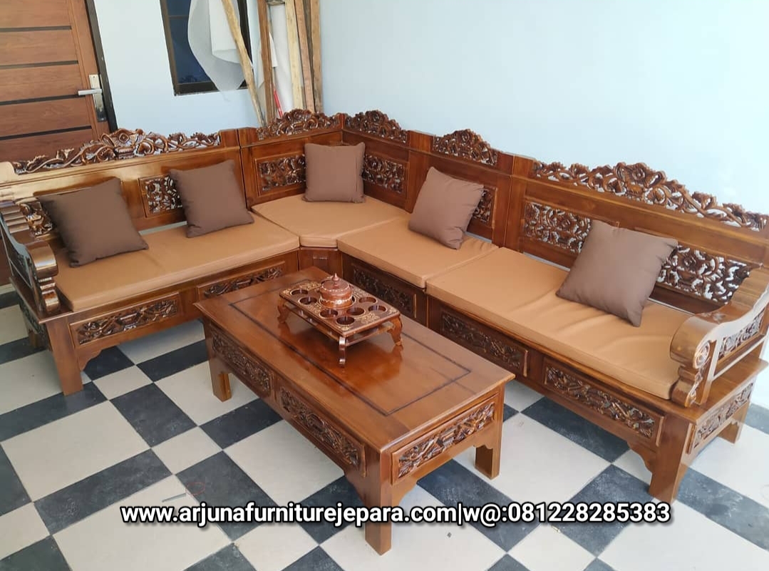 Kursi Tamu Sudut Rahwana Ukir