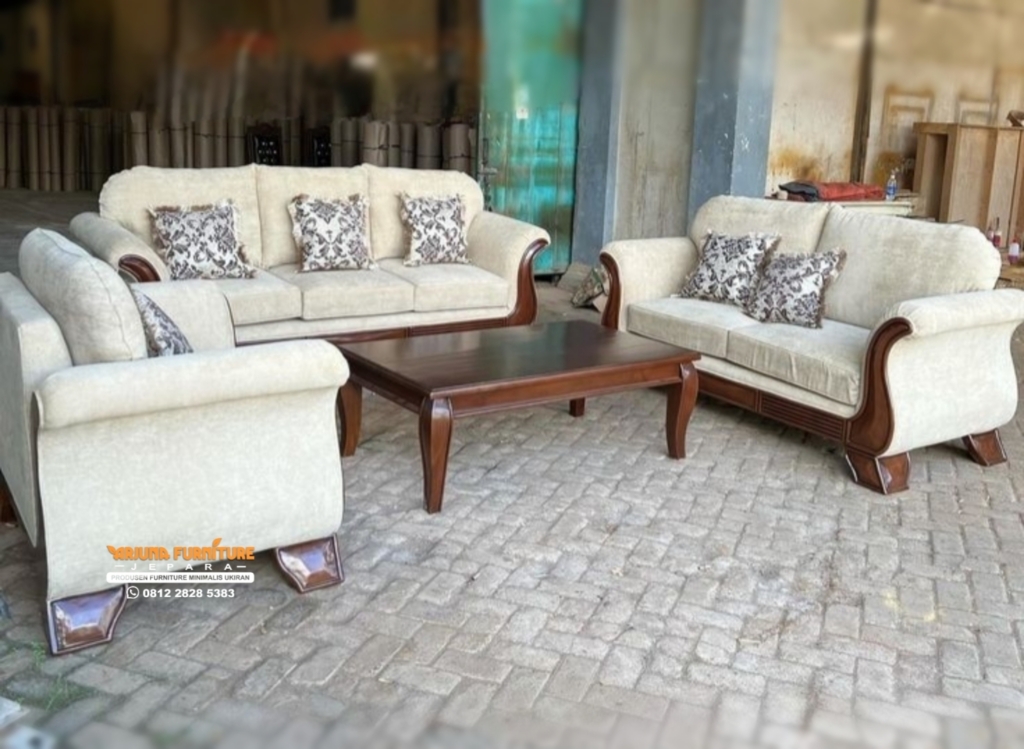 Kursi Tamu Jati Minimalis Classic