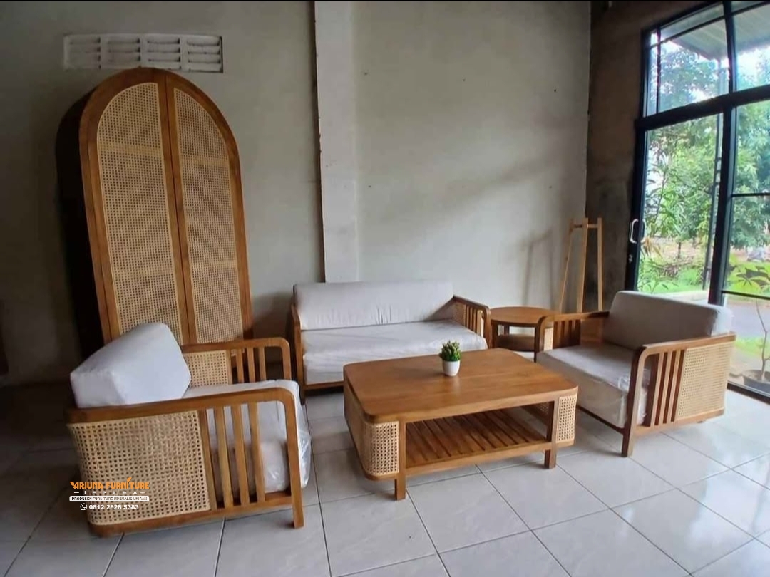Model Kursi Tamu Minimalis Rotan