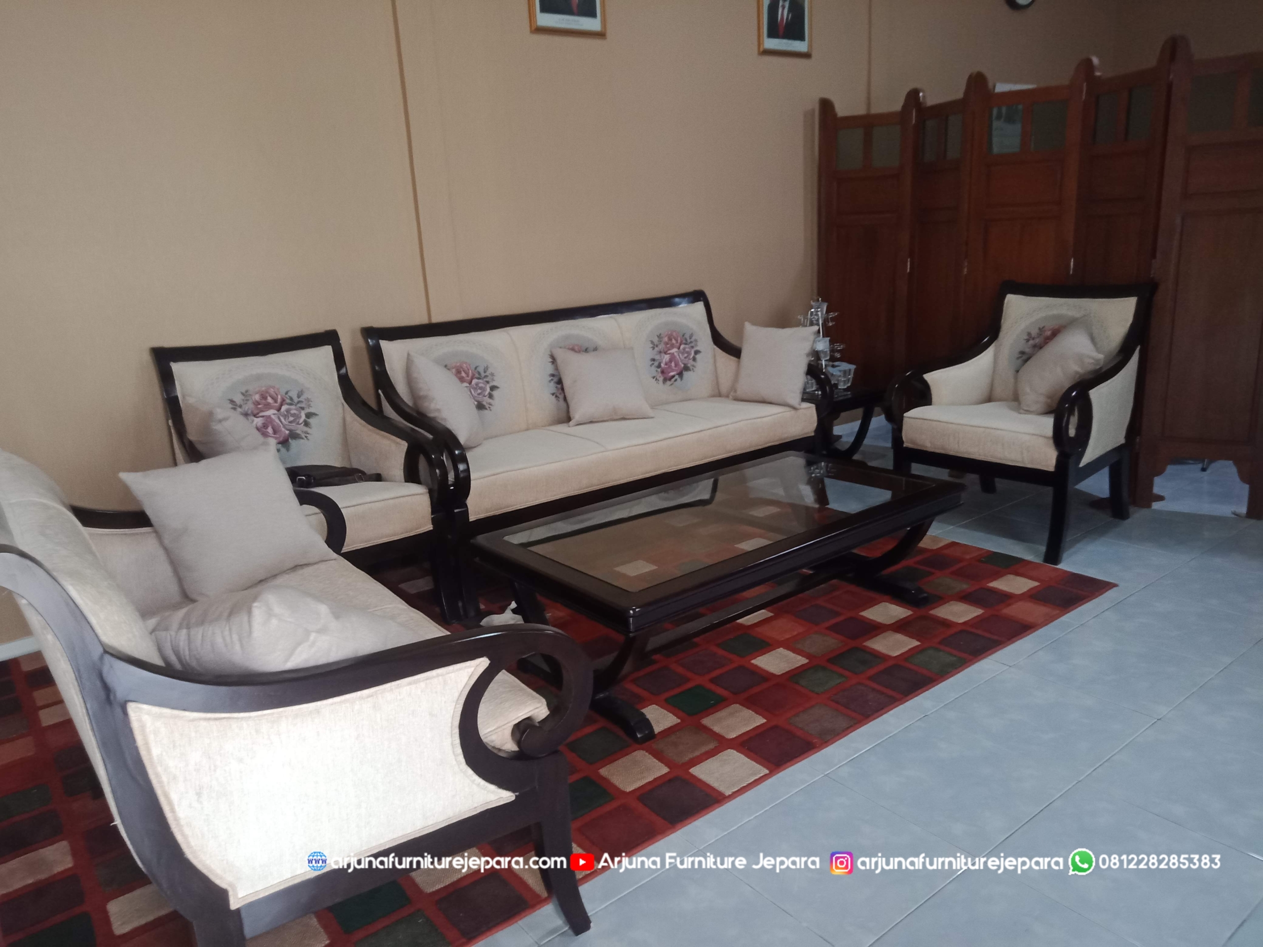 Sofa Kursi Tamu Minimalis Klasik Jepara