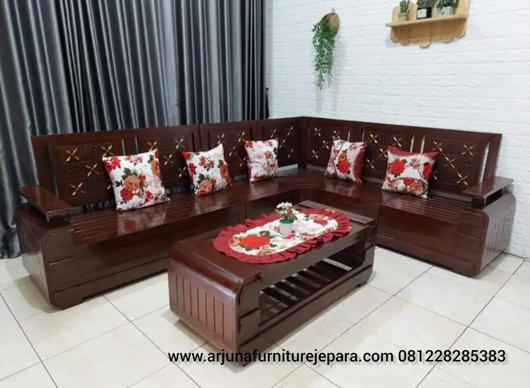 Kursi Tamu Sudut Domini Minimalis