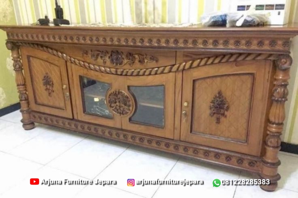 Bufet Tv Ukir Murah