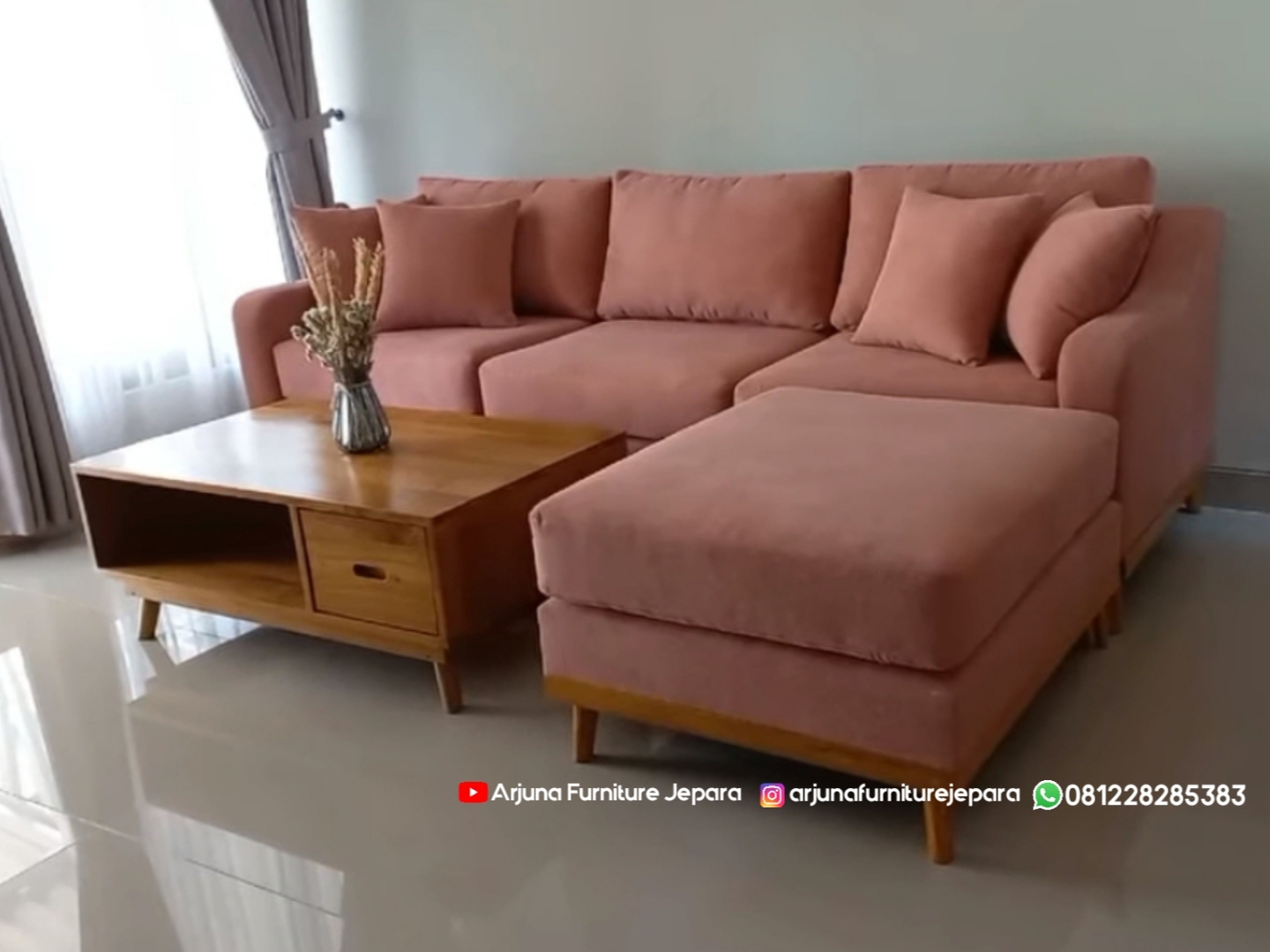 Sofa Tamu Sudut Minimalis Modern