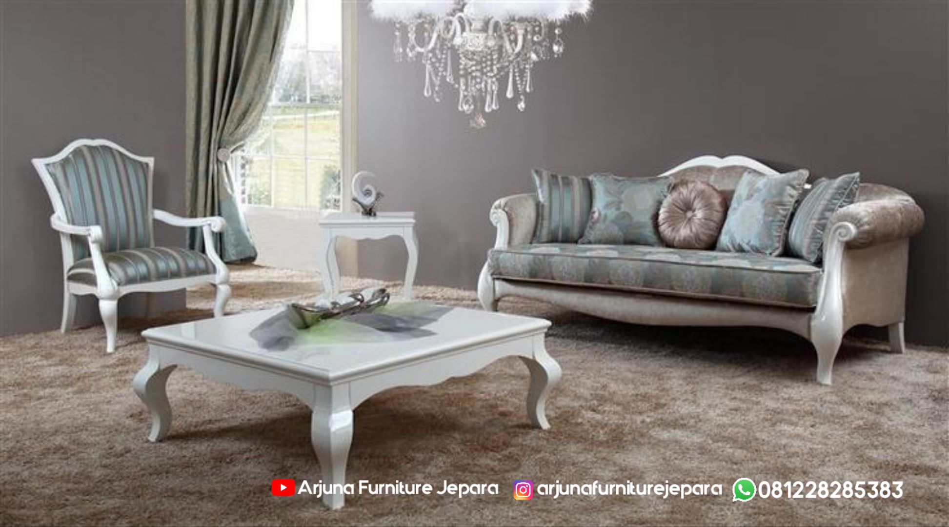 Sofa Tamu Klasik Mewah Model Baru