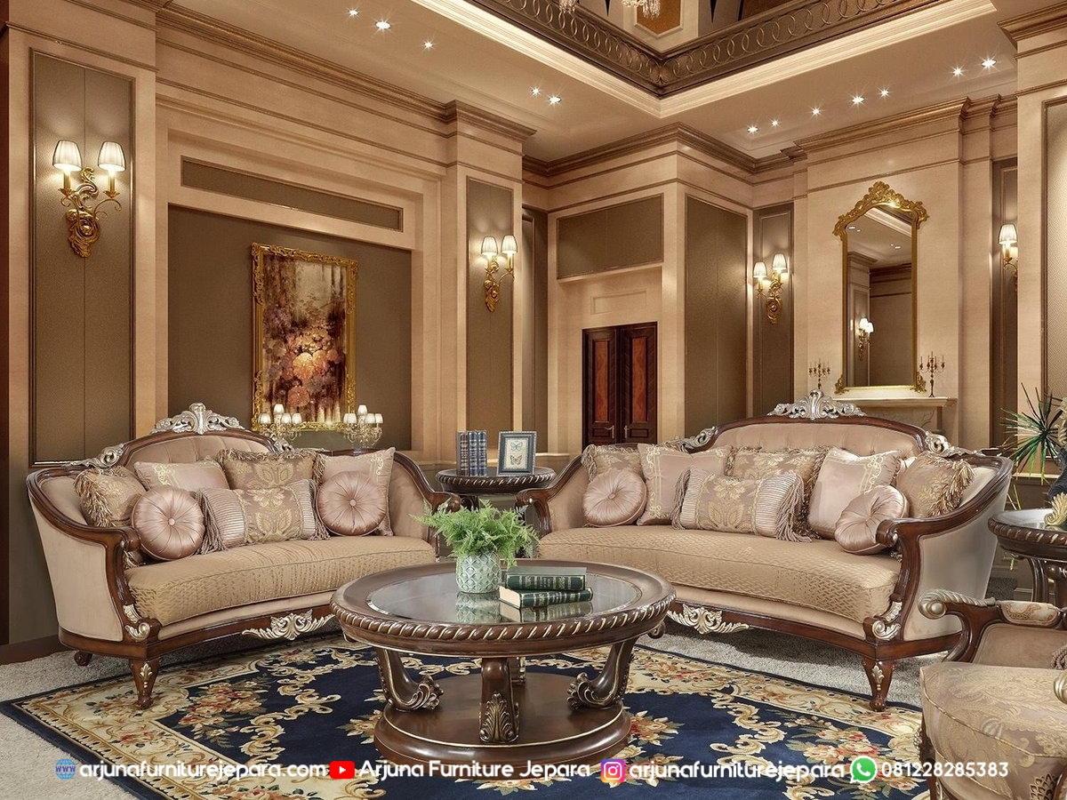 Sofa Tamu Mewah Italy Ukir Jepara