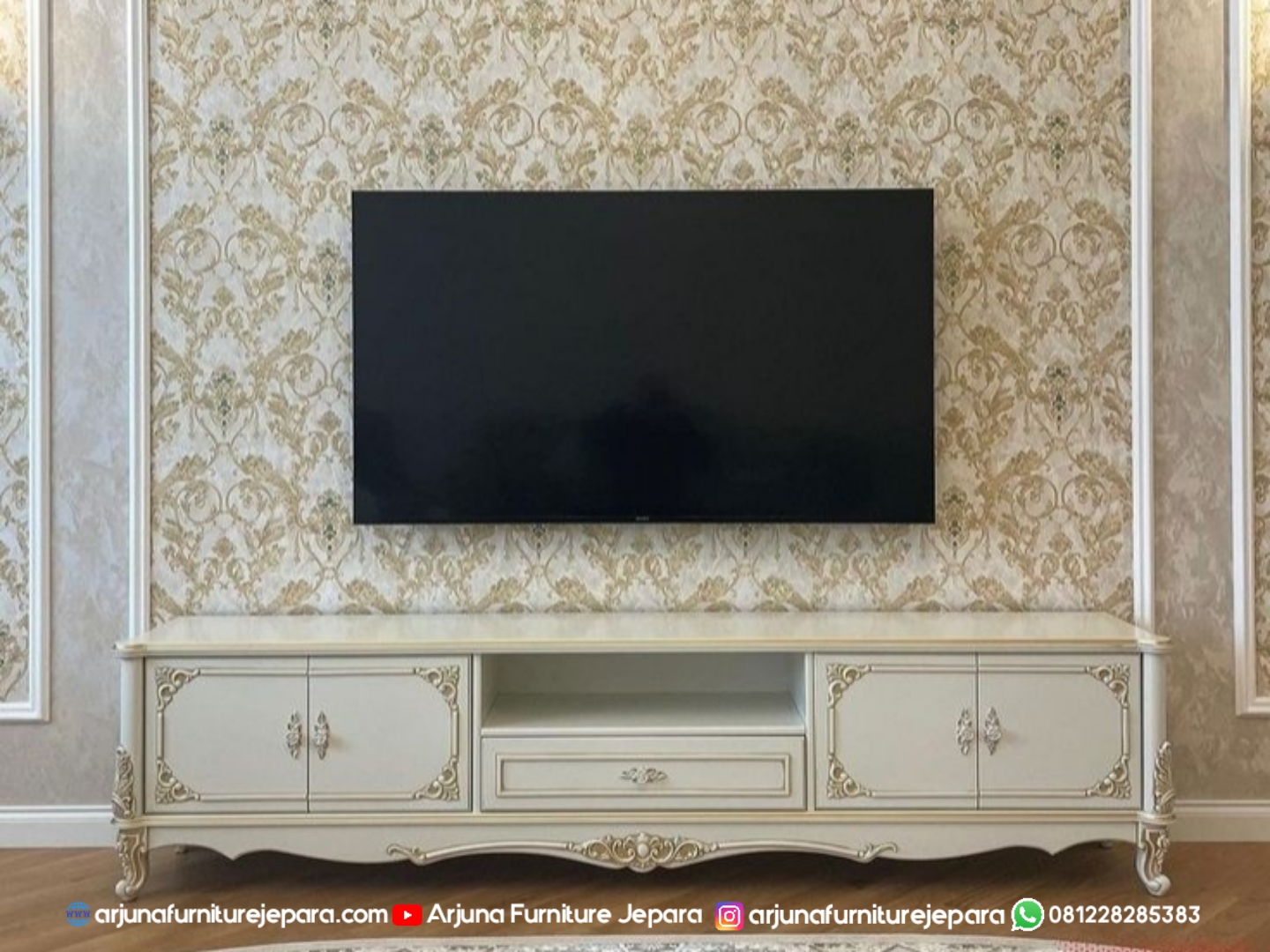 Bufet Tv Klasik Luxury Style Ukir Jepara