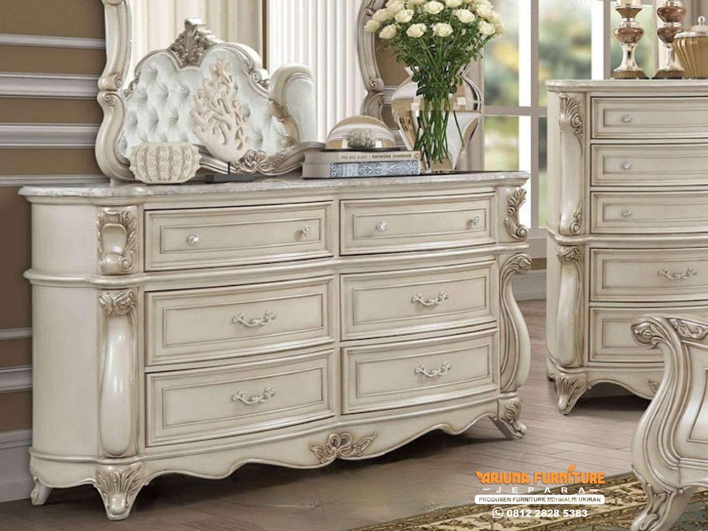 Bufet Ukir Klasik Style Eropa