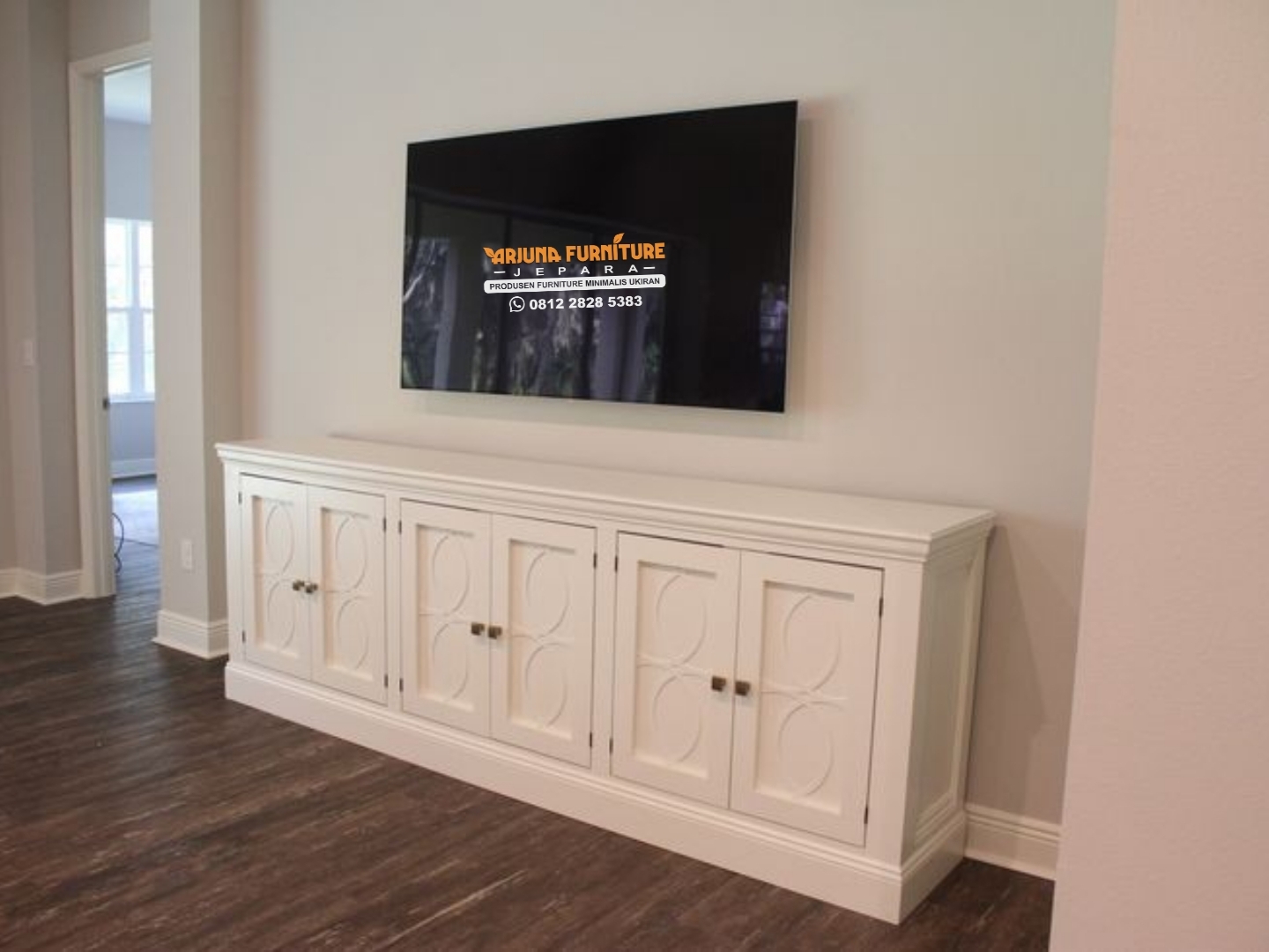 Bufet Tv Minimalis Duco Putih