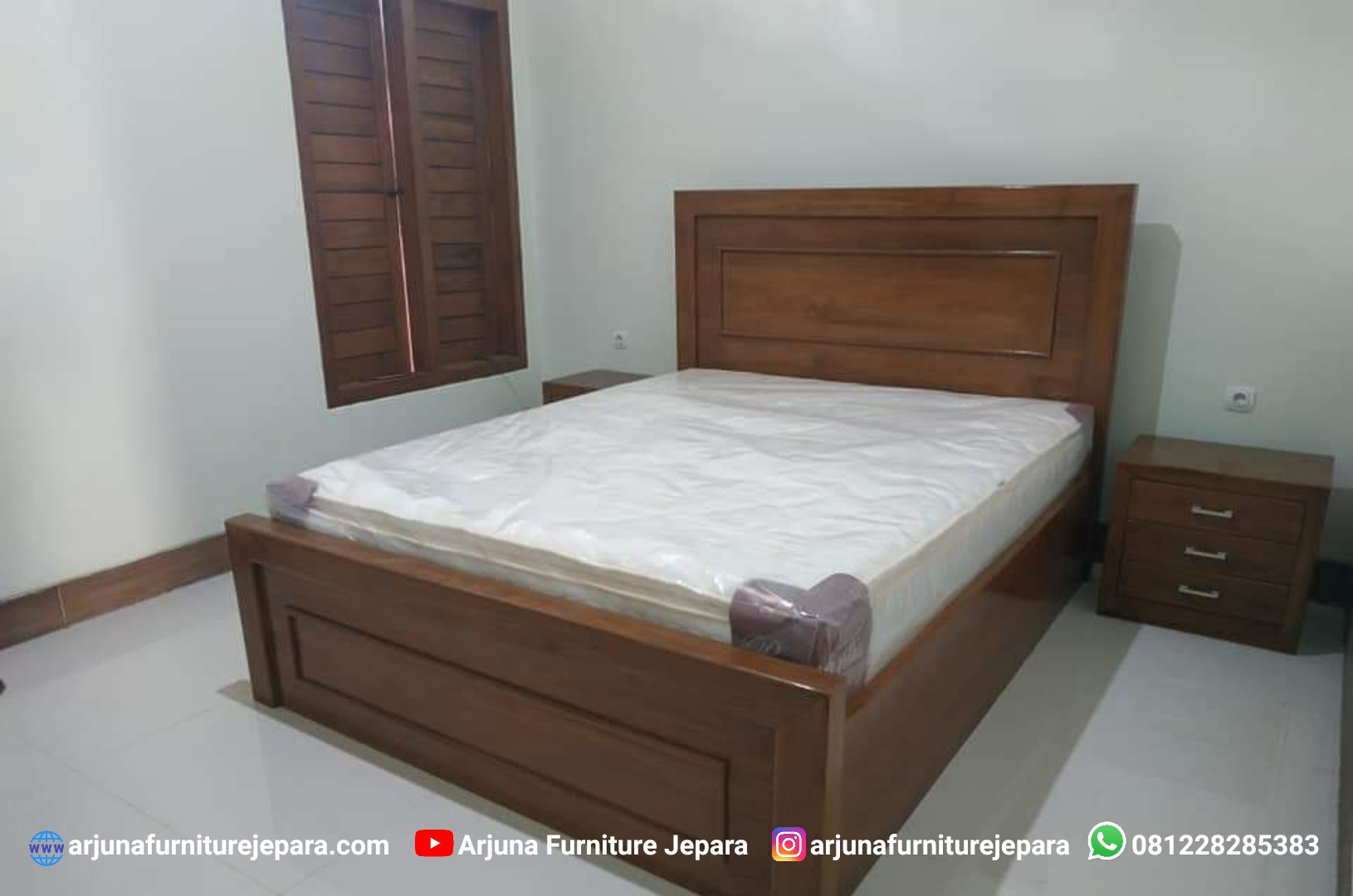Tempat Tidur Jati Minimalis Jepara