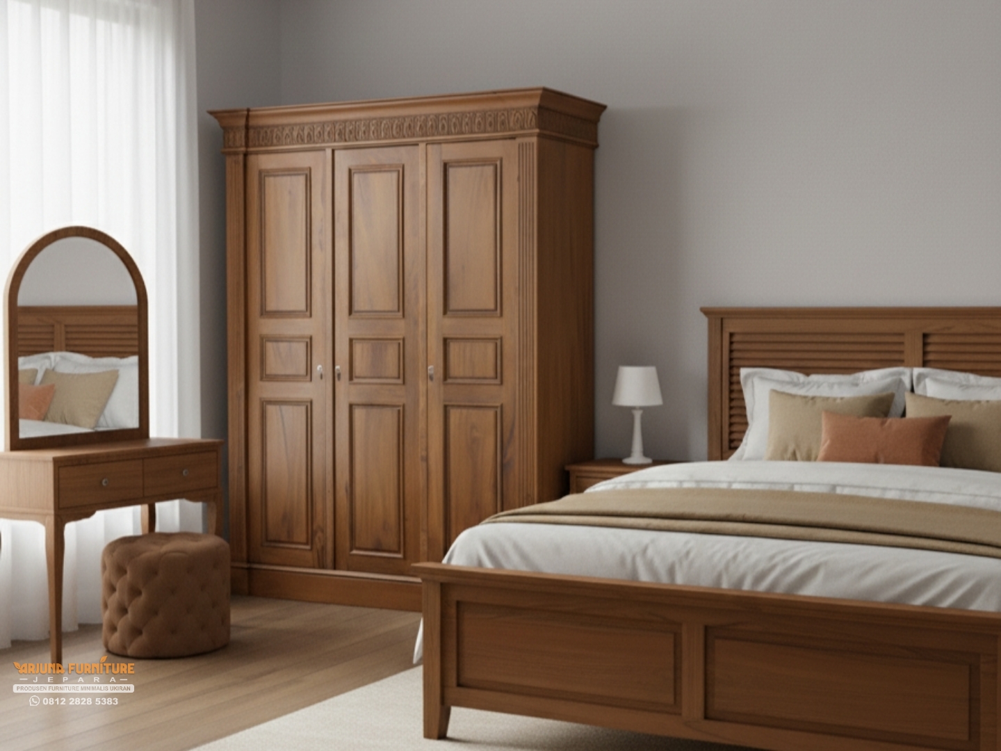 Kamar Set Jati Minimalis Mewah