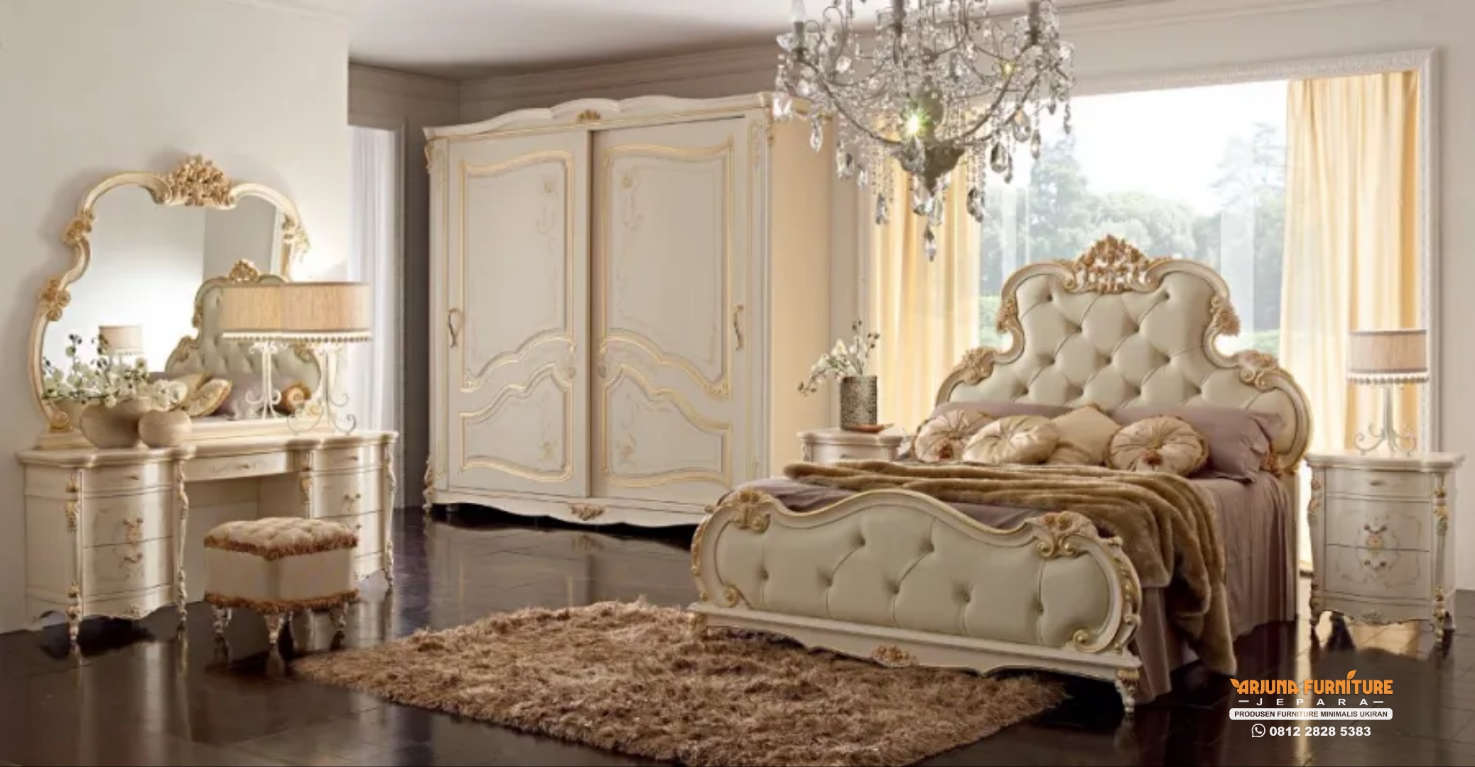 Kamar Set Mewah Klasik Ukir Terbaru