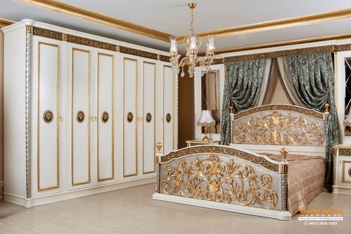 Set Tempat Tidur Klasik Gaya Eropa