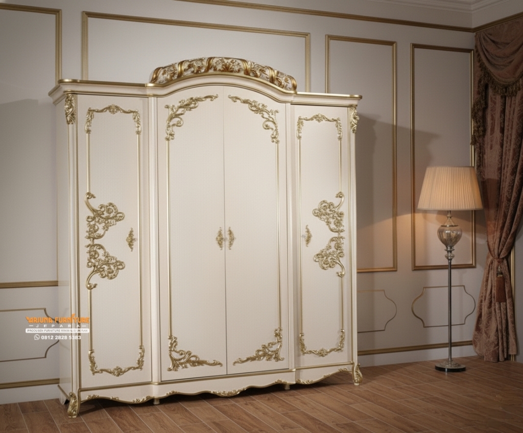 Lemari Pakaian Ukir Mewah