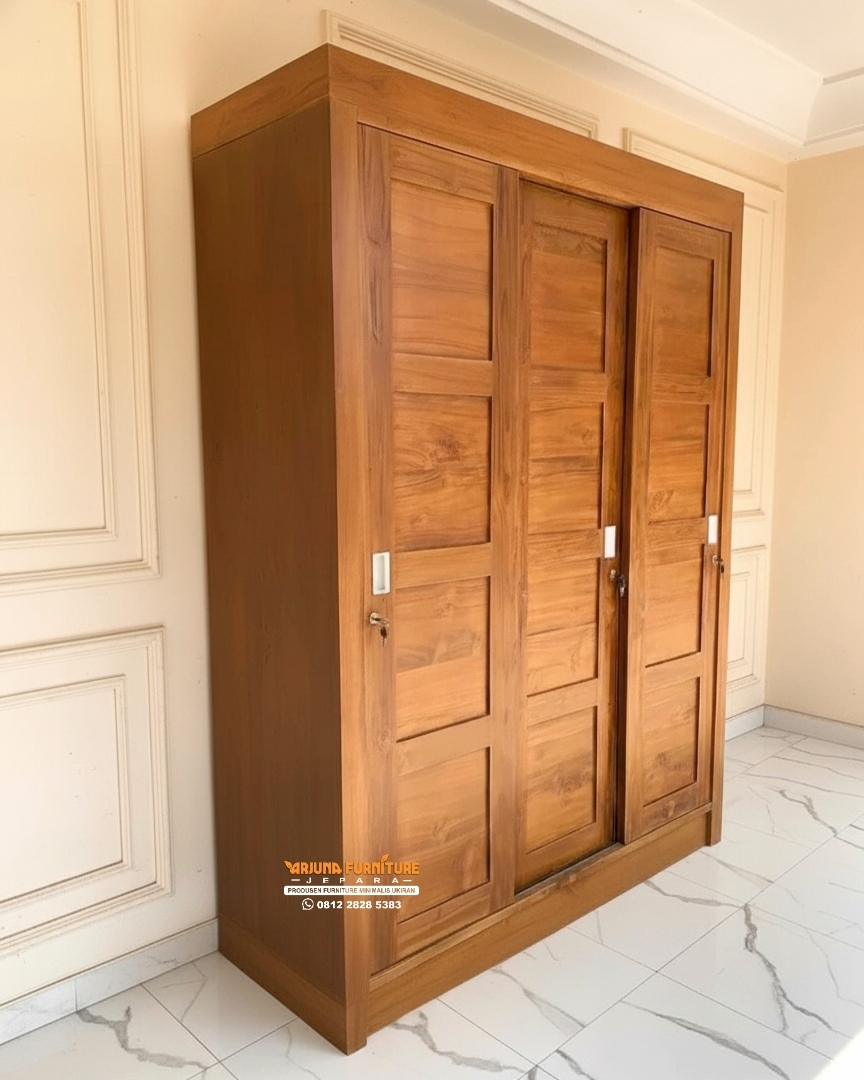 Lemari Pakaian Pintu Sliding Model Baru