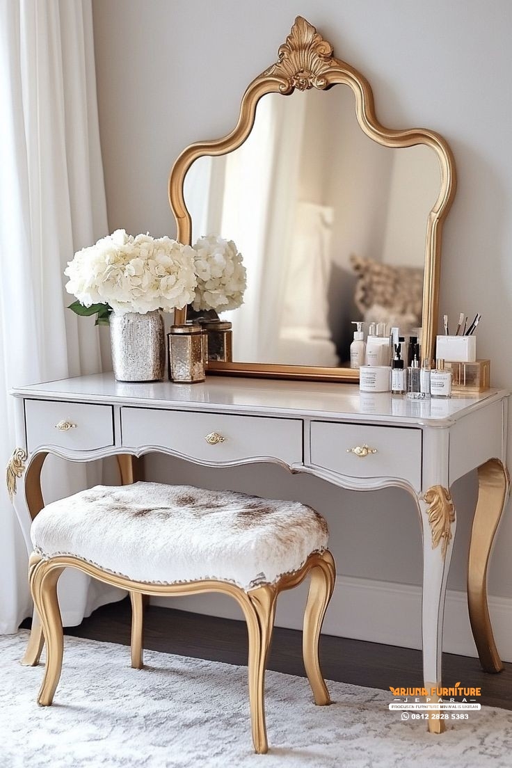 Meja Rias Shabby Klasik Minimalis Modern