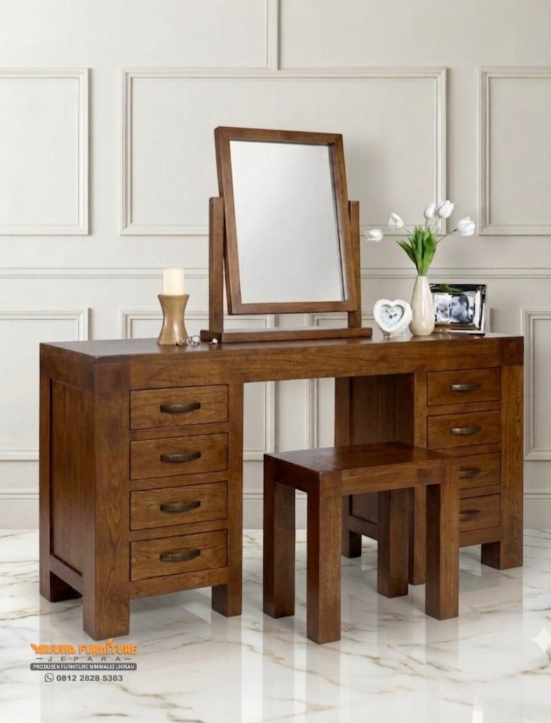 Meja Rias Minimalis Elegan, Meja Rias Sederhana,