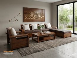 Sofa Tamu Jati Sudut Terbaru, Kursi Tamu Sudut