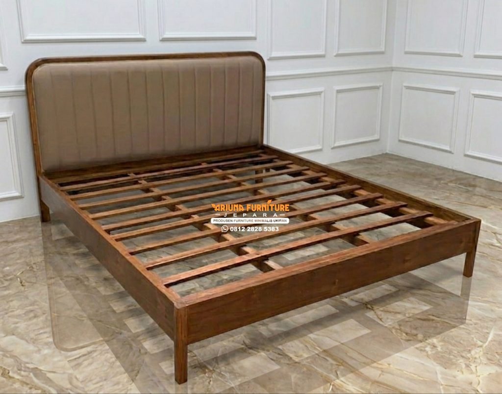 Tempat Tidur Jati Retro Minimalis, Dipan Minimalis Murah,