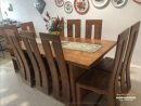 Meja Makan Minimalis Kayu Solid