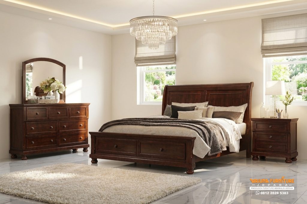 Set Tempat Tidur Klasik Minimalis
