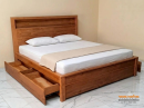 Tempat Tidur Laci Jati Jepara
